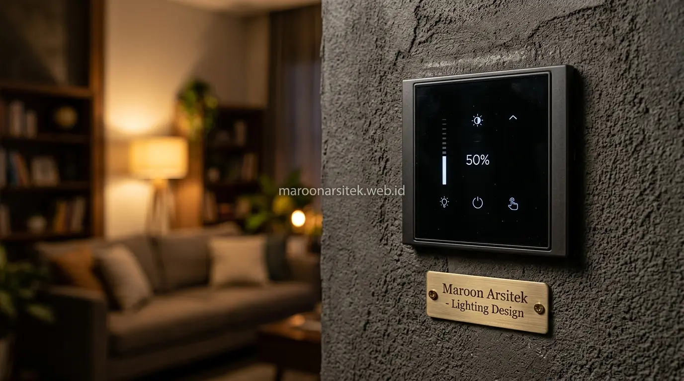 Penggunaan dimmer untuk kontrol intensitas cahaya interior