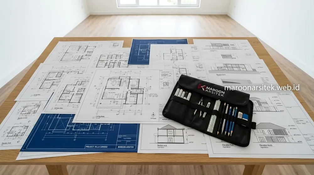 Proses Desain Rumah: Tahapan Konsultasi hingga Gambar Kerja