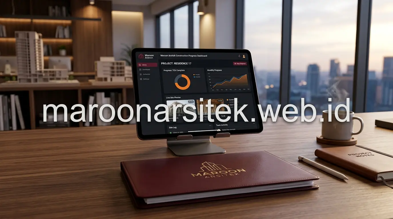 Sistem pelaporan digital untuk pemantauan proyek jarak jauh