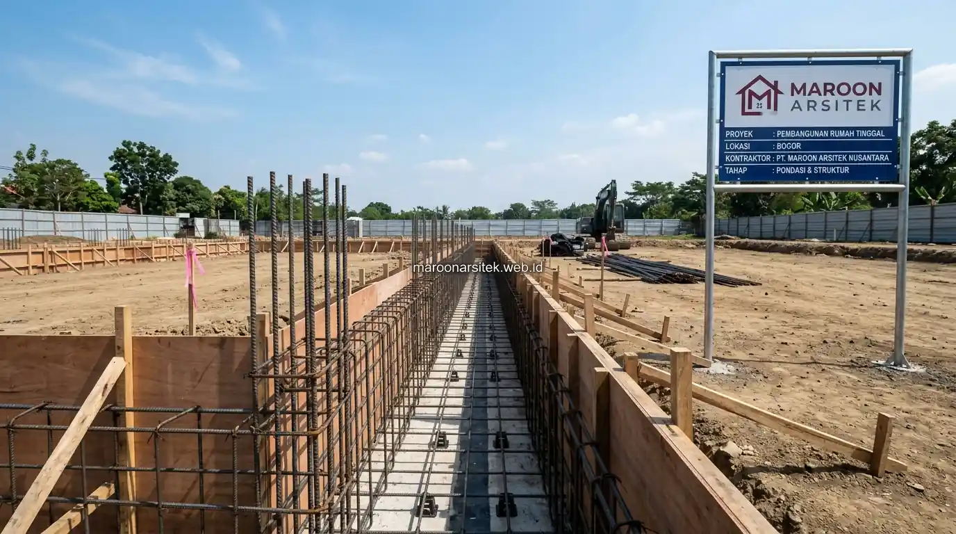Struktur pondasi rumah yang kokoh dan anti-retak