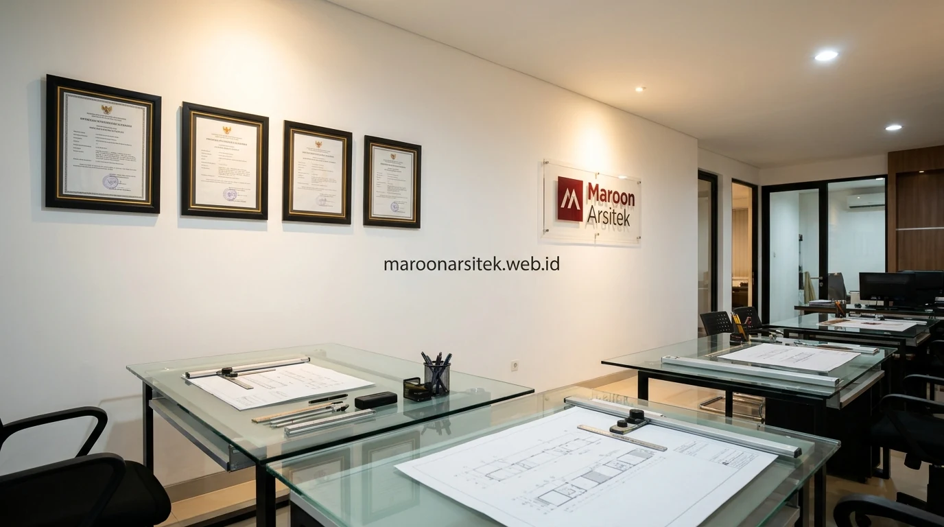 Studio jasa arsitek Jakarta dengan legalitas resmi — Maroon Arsitek