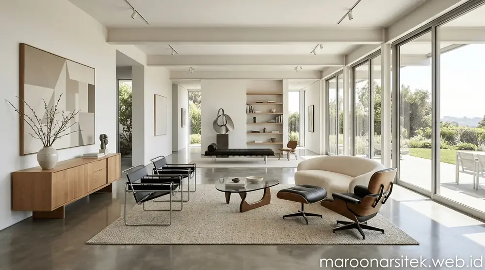 Desain Interior Ruang Keluarga Mewah — Kelapa Gading, Proyek Maroon Arsitek