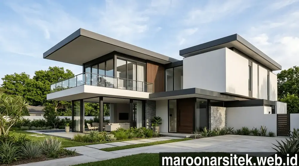 Pekerjaan Struktur Beton Bertulang & Fasad — Maroon Arsitek