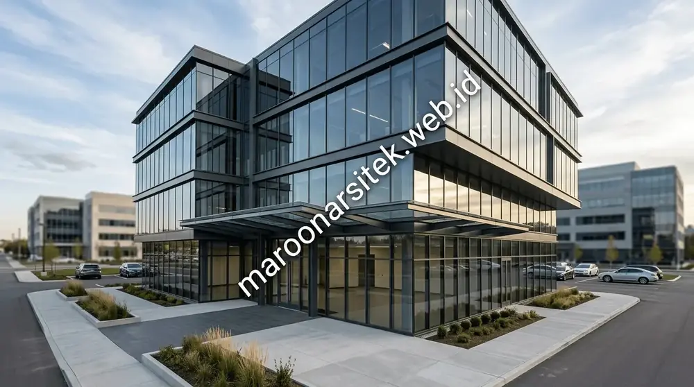 Gedung Kantor Komersial 4 Lantai — TB Simatupang, Proyek Maroon Arsitek
