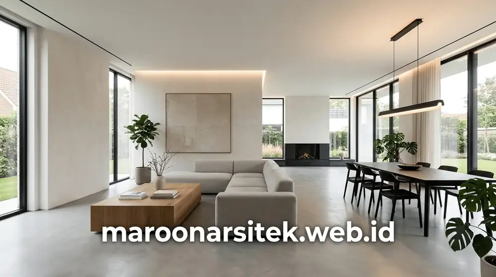 Master Bedroom Minimalis Luxury — Maroon Arsitek